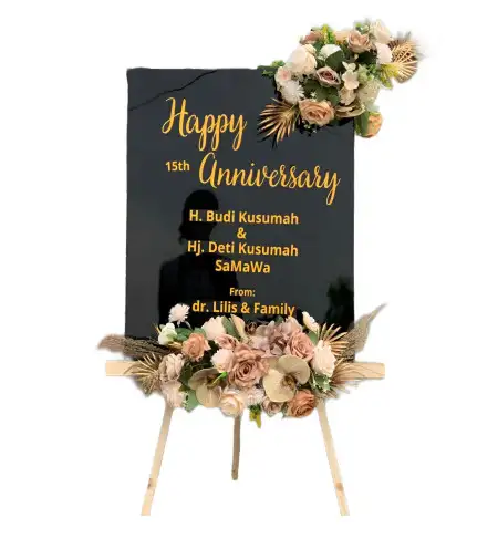 Papan Bunga Akrilik Dengkeng