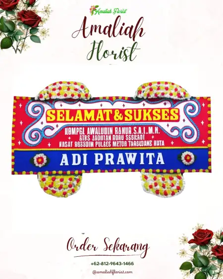 Papan Bunga Ucapan Selamat Dengkeng